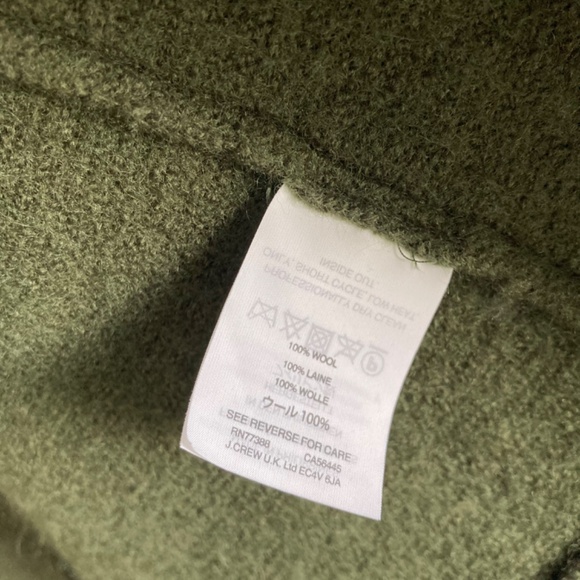 J.crew women’s 100% wool open cardigan/Coat - Picture 6 of 8